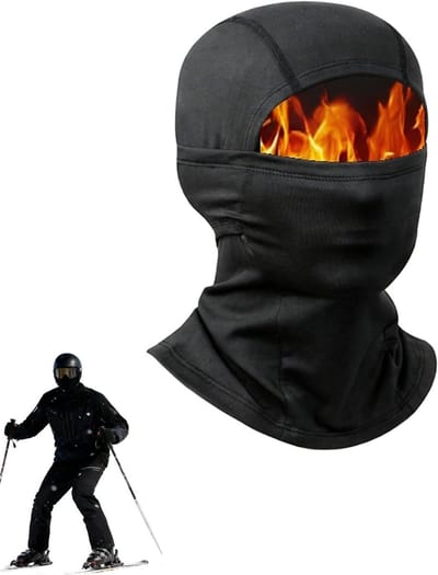 Winddichte Balaclava voor Mannen en Vrouwen, Gevoerd Gezichtsmasker voor Fietsen en Skiën in Koude Weer, Perfect voor Buitenactiviteiten en Sporten