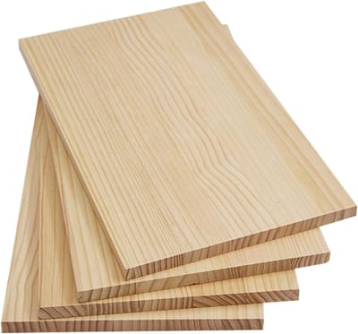 Houten Planken - Grenenhout Rechthoek - DIY Knutselen - Vochtbestendig Ontwerp - 80 x 40 cm - Lichtgeel