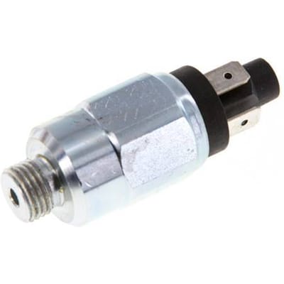 50 tot 200bar SPDT Staal Drukschakelaar G1/4'' 42VAC Platte Stekker - PSL-E-U-50-200-OC-FP