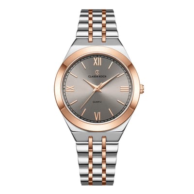 CK Grace – Two-Tone Rosegold with Grey Dial - ClaudiaKoch Watches CK 1273