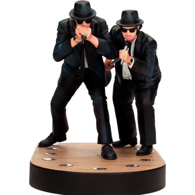 SD Toys Blues Brothers Statue Jake & Elwood On Stage 17 cm Beeld