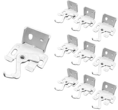 Dailygoods- Jaloezie Beugels 10-Pack - Romeinse Jaloezieën - Vlinder Montagebeugel - Boven/Voorkant Bevestiging - Duurzaam - Veelzijdig Ontwerp - Jaloezie Bevestigingsmateriaal