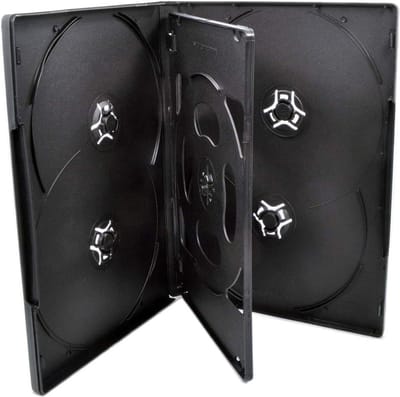 DVD Hoesjes - Opbergmappen Media - Media Opslag - Dubbelzijdig Flip Tray - 10 Stuks 14mm - Zwart
