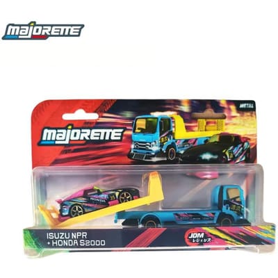 Nieuw op voorraad Majorette Isuzu NPR Trailer Honda S2000 Toyota Supra JZA80 Nissan Silvia S15 Legering Diecast Model Auto Speelgoed Kinderen Cadeau