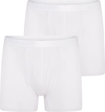 Beeren heren boxershorts Dylan met gulp - 2-pack - maat M - wit