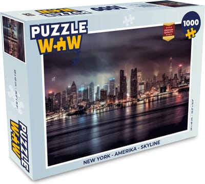 Puzzel New York - Amerika - Skyline - Legpuzzel - Puzzel 1000 stukjes volwassenen