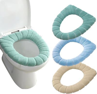 Unyqoos® Zachte en Wasbare Pluche Toiletbrilhoezen voor Comfort in Alle Seizoenen