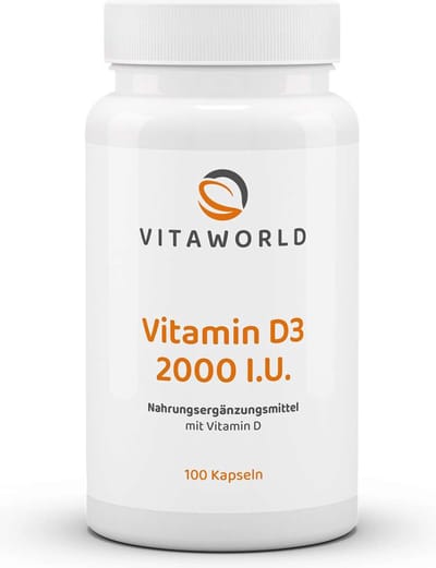 Vitaworld Vitamine D3 2000 I.E. 100 capsules