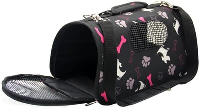 Dailygoods- Draagtas voor huisdieren - Nylon - Draaggreep/schouderriem - Ventilatieroosters - Geschikt voor honden/katten - Comfortabel en veilig - Dierenbox