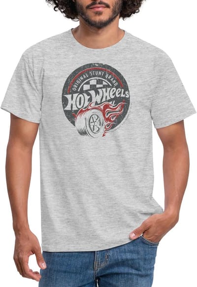 Hot Wheels Vintage Original Stunt Brand T-Shirt Heren