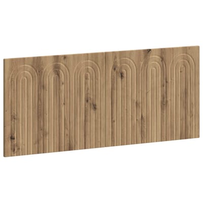 vidaXL - Wandgemonteerd - Hoofdbord - ALKMAAR - Artisanaal - eiken - Bewerkt - hout