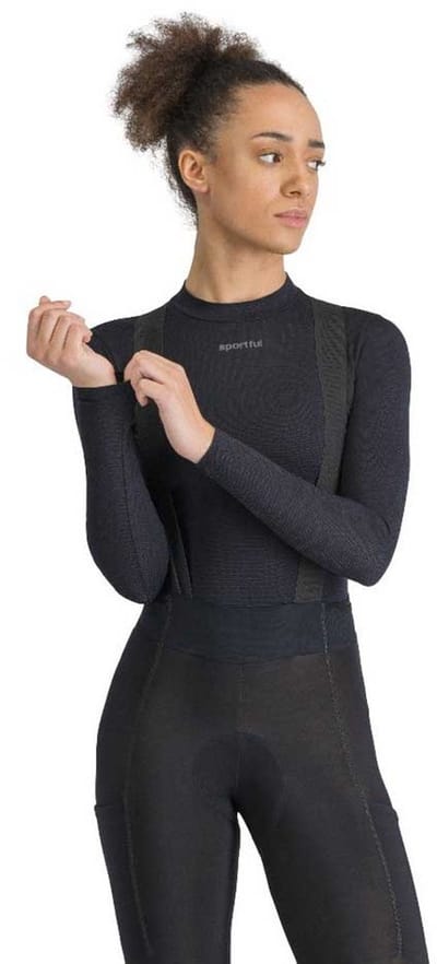 Sportful Merino Lange Mouwen Basislaag Zwart S Vrouw