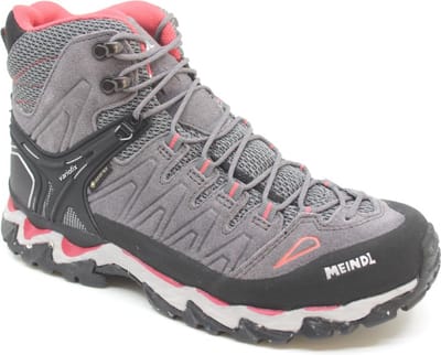 Meindl, LITE HIKE LADY GTX, 4691-31, Grijs combi dames half hoge wandelschoenen wijdte H