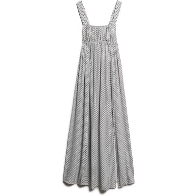 Superdry - Maxi-jurk met strik op de rug - Dames - Jurken