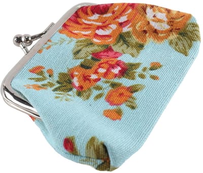 Dailygoods - Floral Portemonnee met Drukknoopsluiting voor Dames