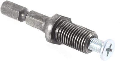 Krachtige Boorhamer Chuck Hex Schacht Adapter 3/8"-24UNF met Schroef voor Professioneel Gebruik