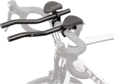 Triatlon Opzetstuk - Aerodynamische Stuur - Sneller Fietsen - Lichtgewicht Aluminium - 31.8mm Stuur - Zwart