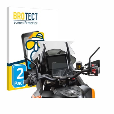 BROTECT - Screenprotector voor KTM 1290 Super Adventure S / R 2021 - Folie Beschermfolie matte 2 Stuks