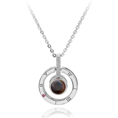 Unieke 100 Talen Ik Hou Van Jou Sleutelbeen Ketting Choker Ketting voor Vrouwen Meisjes Mode Kettingen Trendy Dikke Sieraden Cadeaus white