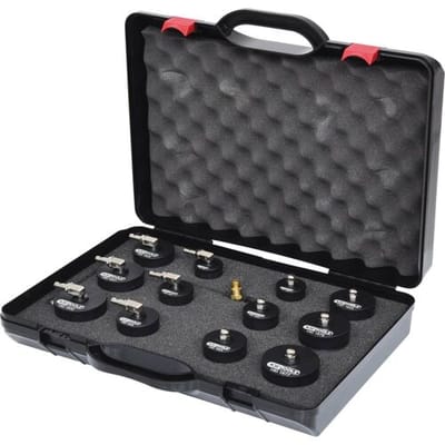 KS Tools 150.1825 Turbobajonet-laadluchtsysteemtestkoffer, set 13-delig