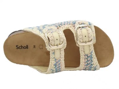Dames Slippers Scholl Scholl Noelle Yellow/petrol Geel - Maat 41