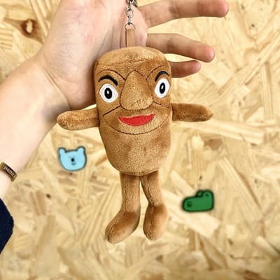 Brainrot Knuffel Sleutelhanger Schattige Tung Sahur Krokodil Shimpanzini Pop Bananini Cadeau voor Kinderen
