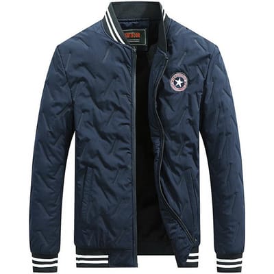 Herfst- en Winterkleding voor Mannen, Dikke Katoen-gevulde Fleece Kleding, Losse Casual Jas Top voor Jongeren 4XL black