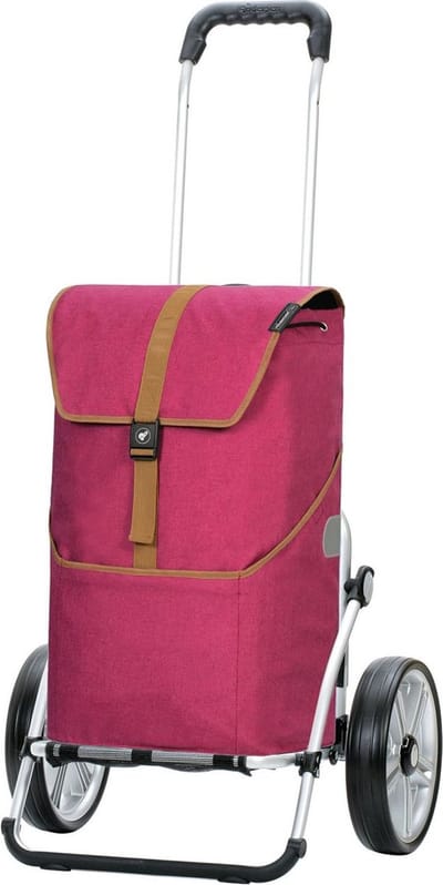 Andersen SHOPPER MANUFAKTUR Boodschappentrolley Royal Shopper Auke Rubin (rood)paars 107cm