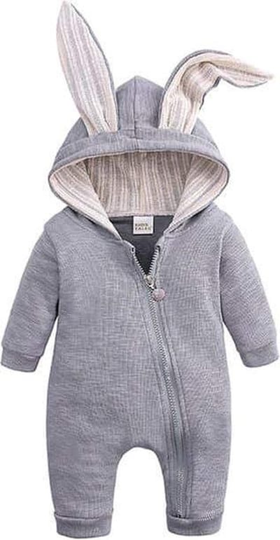 Konijn onesie romper baby-Geen-4-6 Maanden