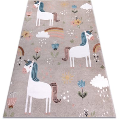 Kleden Rugsx Tapijt FUN Sweety voor kinderen, eenhoorn, regenbo 80x150 cm