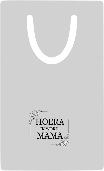 Hacebo® - hoera ik word mama metalen boekenlegger - Moeder - iemand die mama wordt - babyshower - moeder cadeautjes - geschenk - kado Bladwijzer boekenleggers - 7.6 cm x 5cm