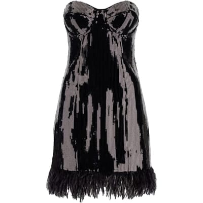 GUESS Marciano By  Josephine Corset Dre Jet Black Size: 36 | Mini Dresses Outlet | Dames | Zwart