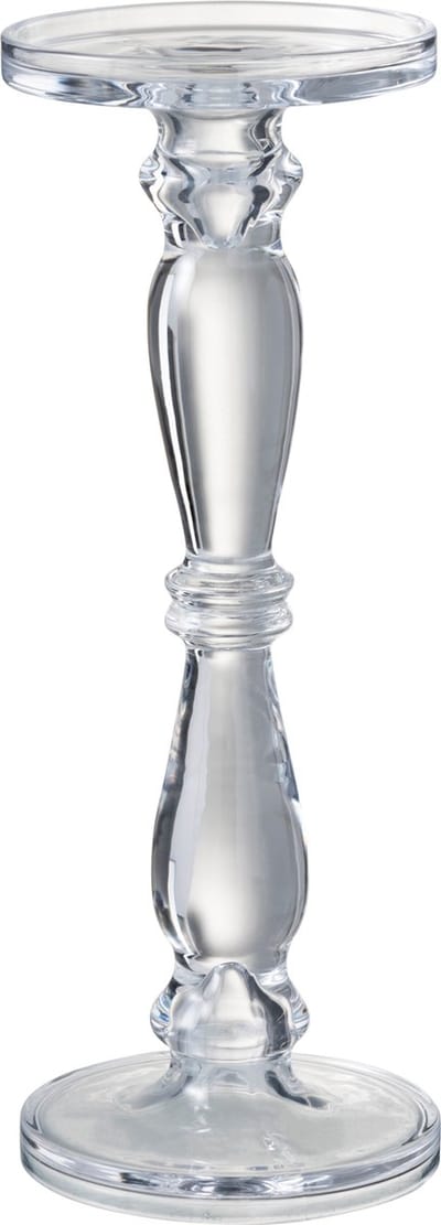 J-Line kandelaar Leti - glas - transparant - large