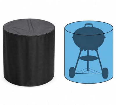Ronde BBQ Grillhoes - 210D Oxford Stof, Waterdicht, Stofdicht en UV-Bestendig