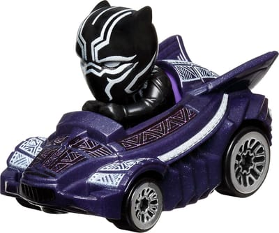 Hot Wheels Racer Verse RACERVERSE Black Panther Vehicle, Racewagen, 3 jaar, Kunststof, Zwart, Violet