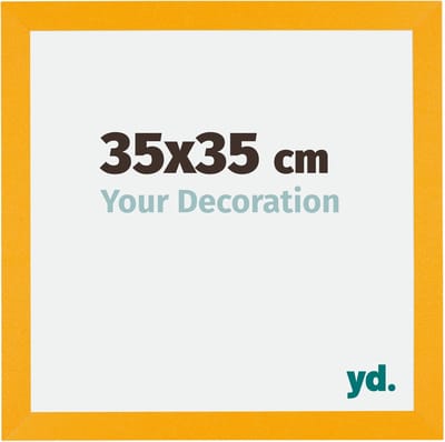 Your Decoration - Fotolijst 35x35 cm - MDF - Geel - Mura