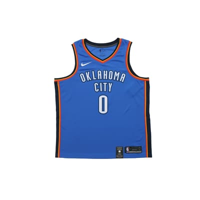 Nike NBA Basketbalshirt SW Fan Edition met Ronde Hals en Letter Nummer Mouwloos Heren Tops Signaalblauw 864497-403 XXL blue
