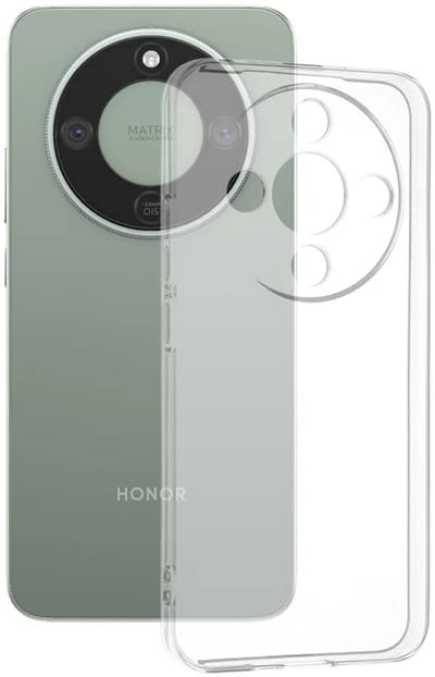 Hoesje geschikt voor HONOR Magic8 Lite - Techsuit Clear Silicone Back Cover - Transparant