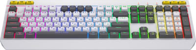 HATOR Icefall toetsenbord Gamen USB QWERTY Amerikaans Engels Wit