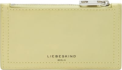 LIEBESKIND BERLIN Kaarthouder Chudy Paper Touch Crinkle Purse Light Mimosa Lichtgroen