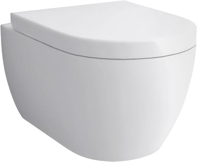 Hangend toilet - Douche toilet - Hygiënisch werken - Zonder spoelrand - 37 cm breed - Wit