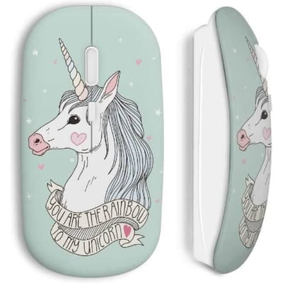 Souris Sans Fil Cute Unicorn Licorne