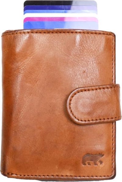 Bear Design Creditkaarthouder CL 15253 - Cognac