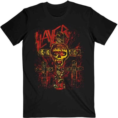 Slayer - SOS Crucifiction Heren T-shirt - S - Zwart