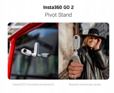 Insta360 GO 2 draaistandaard: clip, standaard, zelfklevend