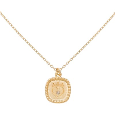 Marama - Ketting Love Gold - halsketting - damesketting - liefde - valentijn - cadeau - moederdag - amulet met hartje