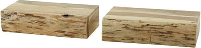 Fraaai - Jason nachtkastje zwevend acacia hout L | set van 2
