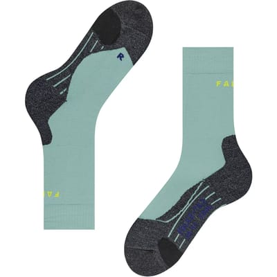 FALKE TK2 Cool Wandelsokken anti blaren, medium padding functioneel garen sportsokken dames groen - Maat 35-36