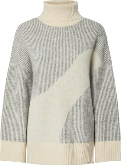 PIECES - PCLINNA ROLL NECK LOOSE KNIT PWP BC - Meisjes - Gebreide truien