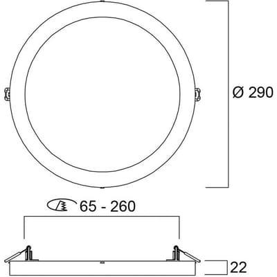 Sylvania LED plafondlamp START 5in1, wit, Ø 29 cm, CCT, dimbaar